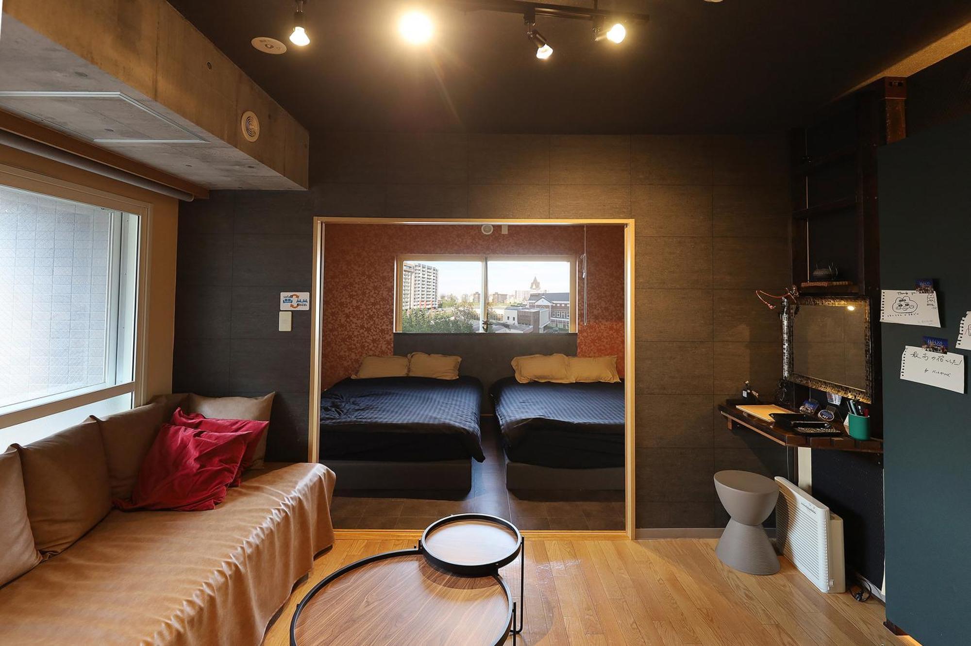 Biosvilla522-Sapporo Susukino Night- 1Room W-Beds2&S-Beds2 6Persons Eksteriør bilde