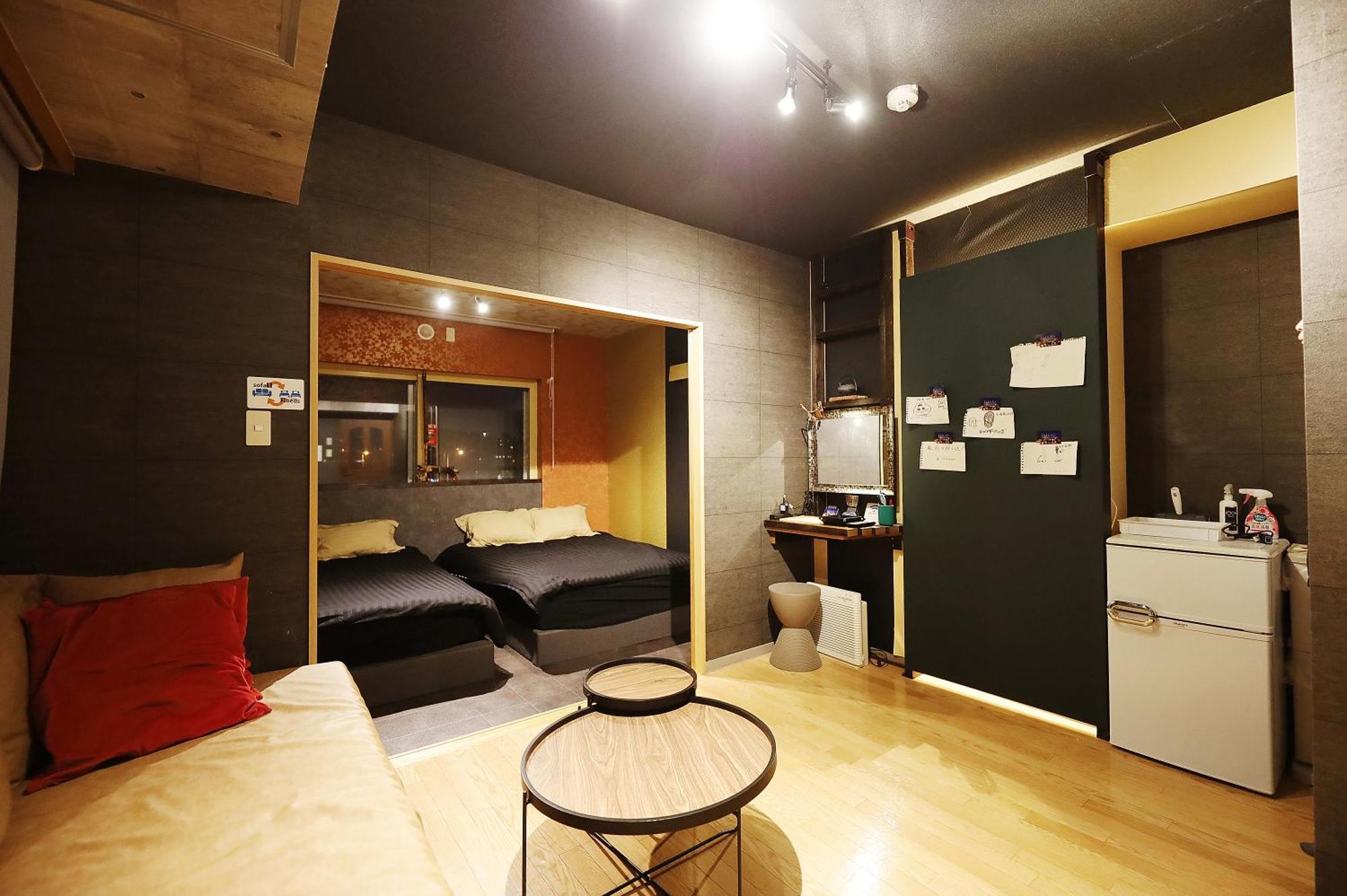 Biosvilla522-Sapporo Susukino Night- 1Room W-Beds2&S-Beds2 6Persons Eksteriør bilde